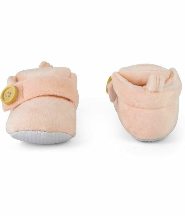 Star Fish Newborn Baby Boys & Girls 3 TO 12 Months Skin Friendly Comfortable & Breathable Cotton Booties (Pink -1212)
