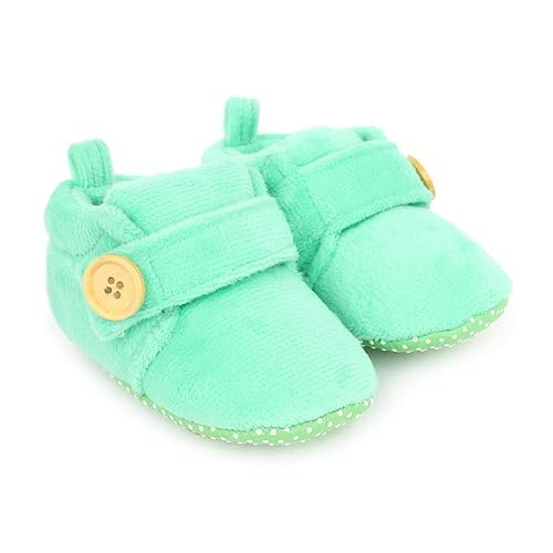 Star Fish Newborn Baby Boys & Girls 3 TO 12 Months Skin Friendly Comfortable & Breathable Cotton Booties (Pink -1212)