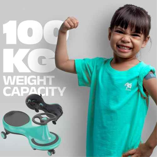 Storio Kids Magic Swing Car Twister Ride On | Toy Car with PU Wheels | Toy Car for 3 to 5 Years | Push Ride on Baby Car,100 Kg Capacity | Birthday Gift for Kids Boys and Girls - Blue