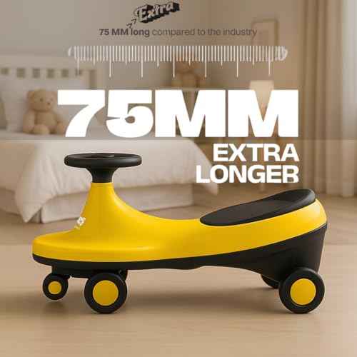 Storio Kids Magic Swing Car Twister Ride On | Toy Car with PU Wheels | Toy Car for 3 to 5 Years | Push Ride on Baby Car,100 Kg Capacity | Birthday Gift for Kids Boys and Girls - Blue