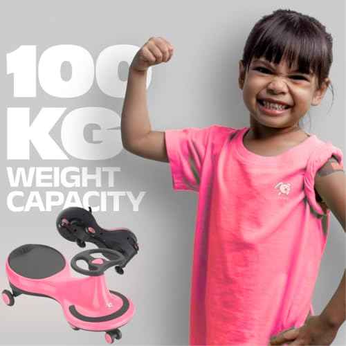 Storio Kids Magic Swing Car Twister Ride On | Toy Car with PU Wheels | Toy Car for 3 to 5 Years | Push Ride on Baby Car,100 Kg Capacity | Birthday Gift for Kids Boys and Girls - Blue