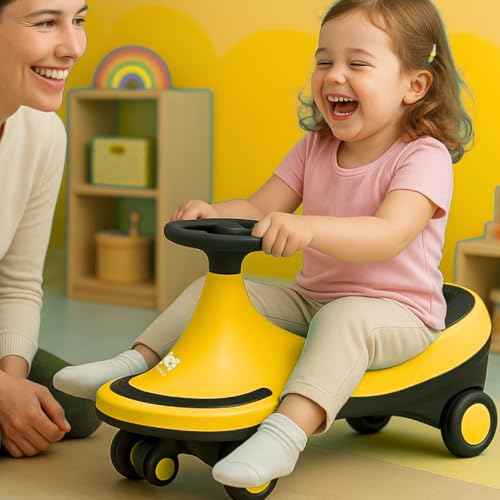 Storio Kids Magic Swing Car Twister Ride On | Toy Car with PU Wheels | Toy Car for 3 to 5 Years | Push Ride on Baby Car,100 Kg Capacity | Birthday Gift for Kids Boys and Girls - Blue