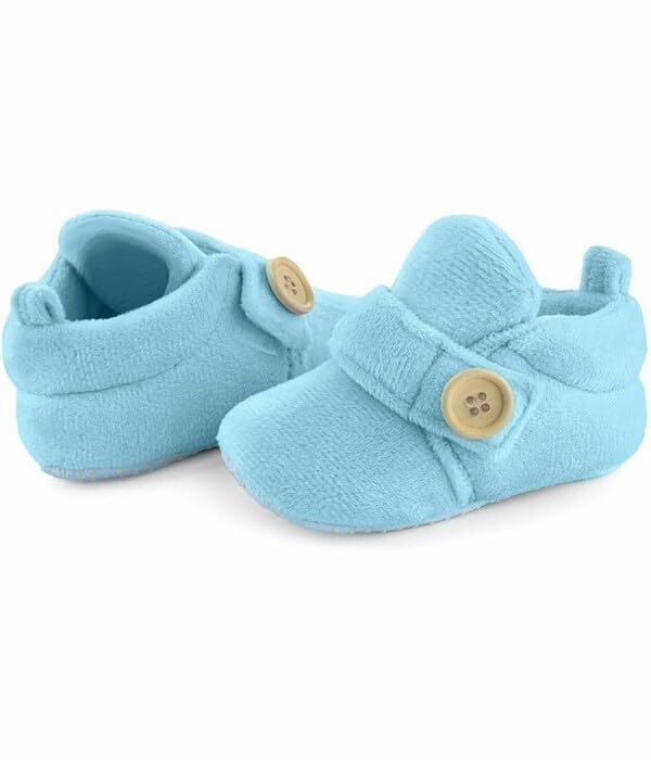 Star Fish Newborn Baby Boys & Girls 3 TO 12 Months Skin Friendly Comfortable & Breathable Cotton Booties (Pink -1212)