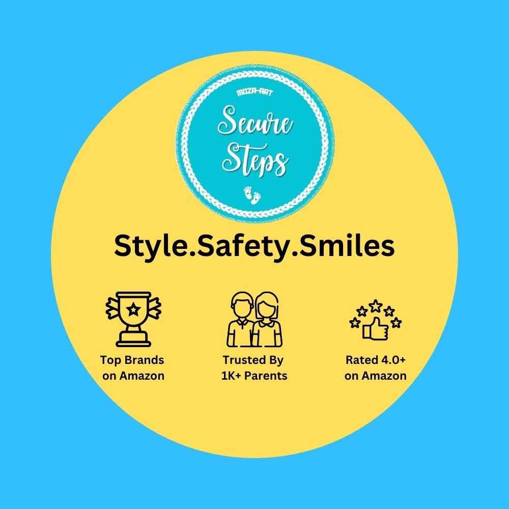 Non Slip Baby Socks for 1-3 Years – Anti Skid Cotton Socks for Toddlers | Baby Girls 12-36 Months | Crawling & Walking Socks | Pack of 4 (Girls)