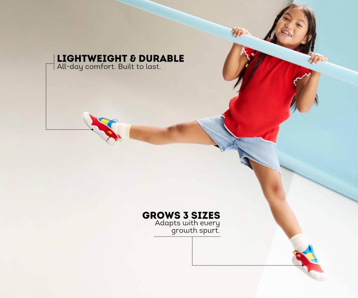 ARETTO Expanding Kids Shoes for Growing Feet – Boys & Girls Footwear, Baby Girl Shoes, Sneakers for Boys, Baby Shoes & Comfortable Shoes for Kids | Age 1–9 Years