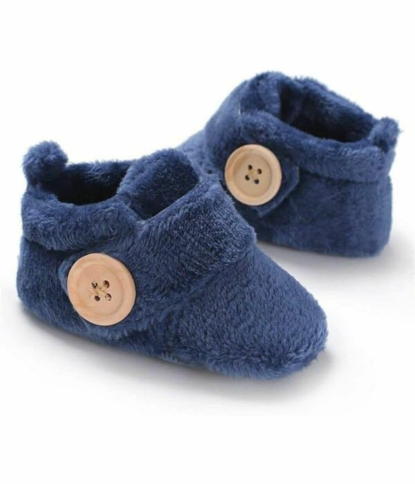 Star Fish Newborn Baby Boys & Girls 3 TO 12 Months Skin Friendly Comfortable & Breathable Cotton Booties (Pink -1212)