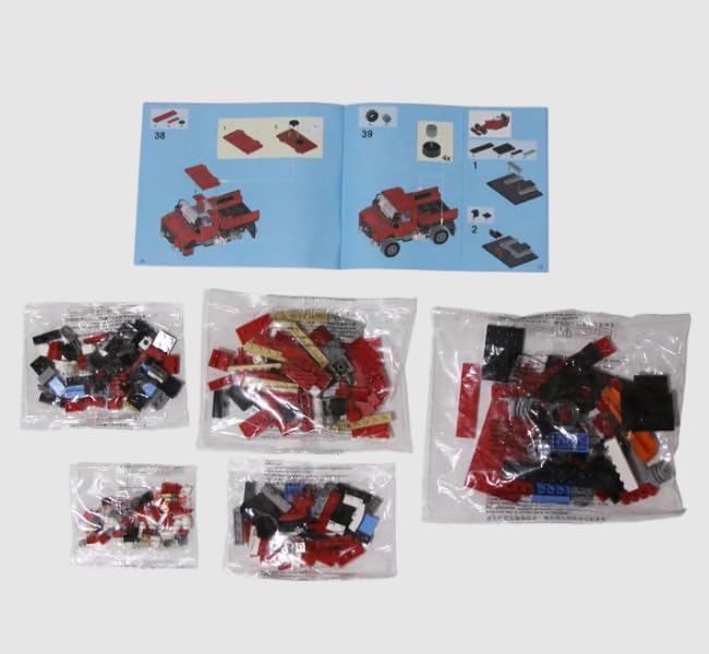 Umadiya® 36-in-1 Magic Building Blocks Set | 256+ Pieces | Creative Construction Toy for Kids | Includes Instruction Manual | Ideal for Boys & Girls Ages 6+ | DIY Brick Robot, Jet, Ship Models
