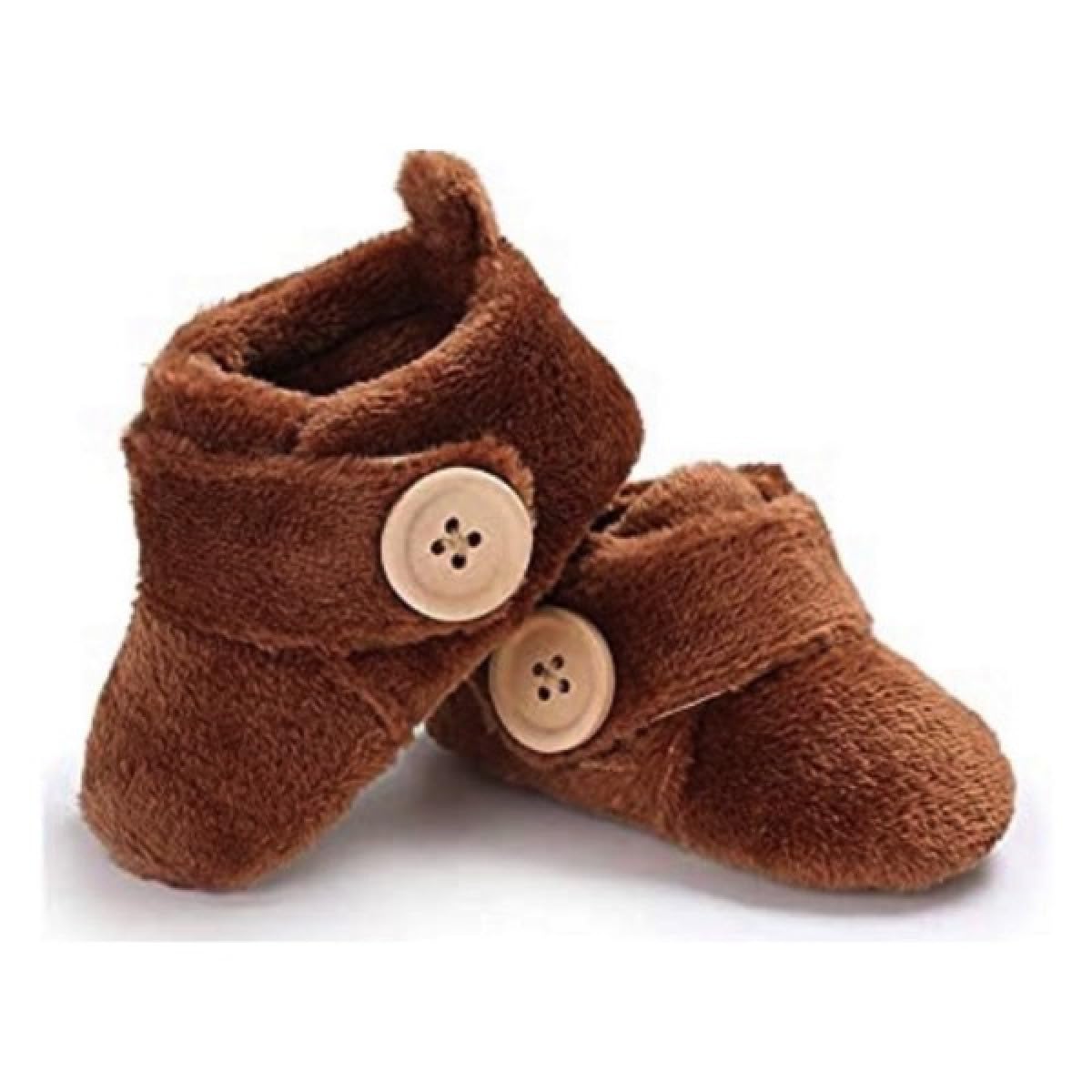 Star Fish Newborn Baby Boys & Girls 3 TO 12 Months Skin Friendly Comfortable & Breathable Cotton Booties (Pink -1212)