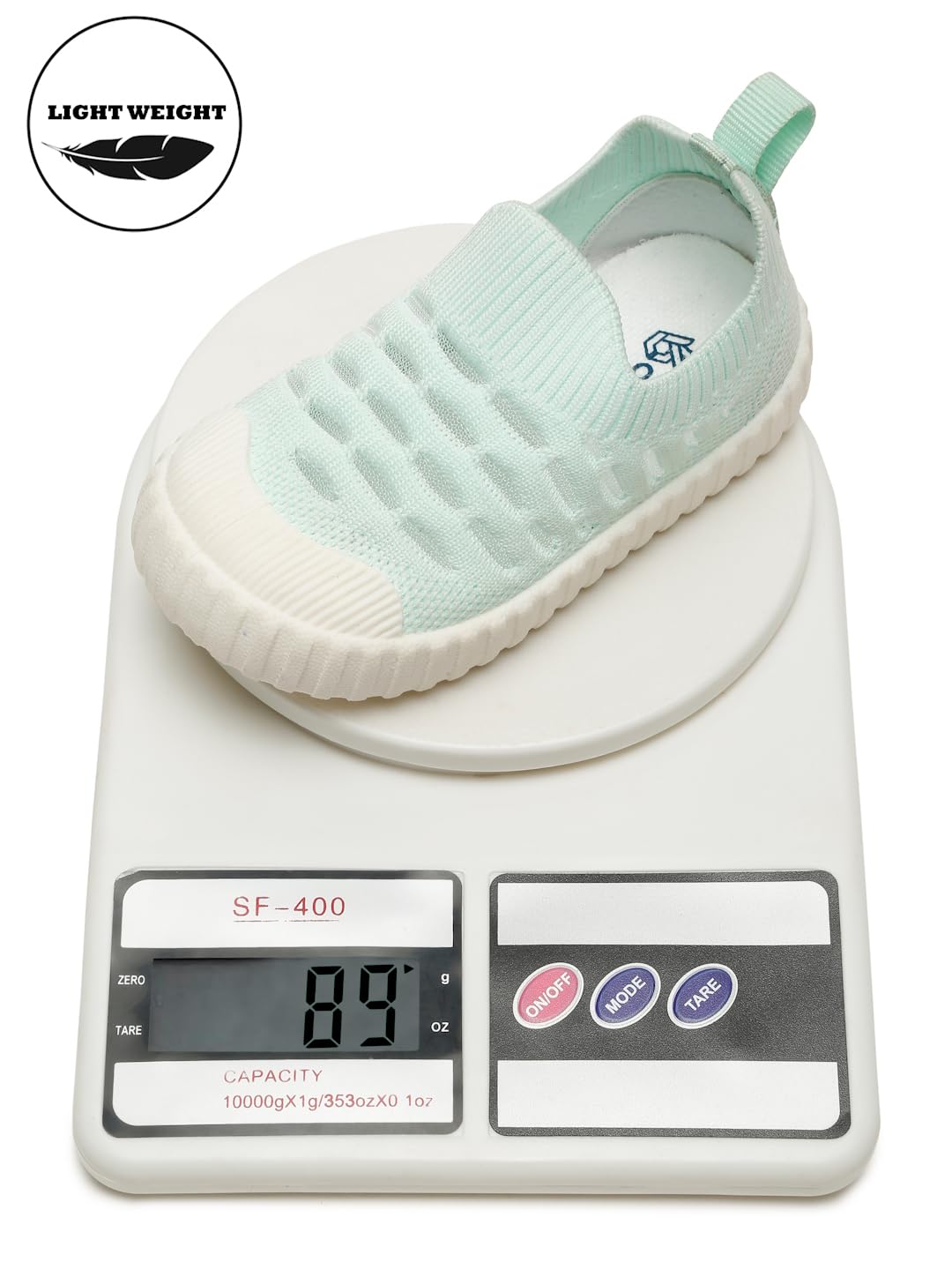 ONYC Cloudy Toddlers's First Step Walking Shoes - Sea Green (Unisex for Boys and Girls)