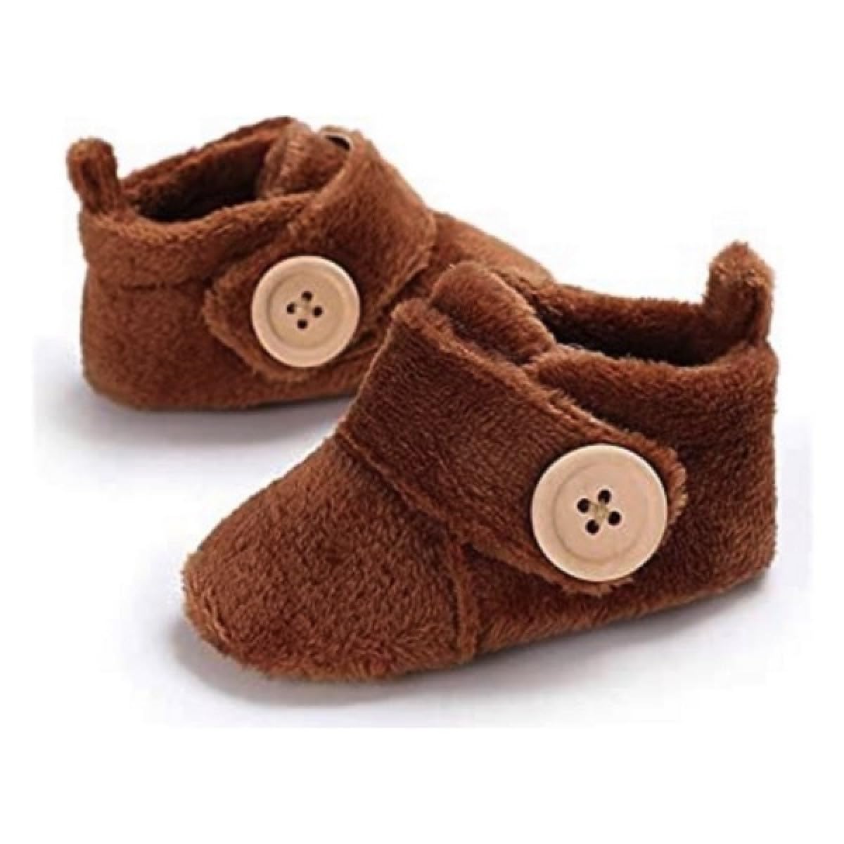 Star Fish Newborn Baby Boys & Girls 3 TO 12 Months Skin Friendly Comfortable & Breathable Cotton Booties (Pink -1212)