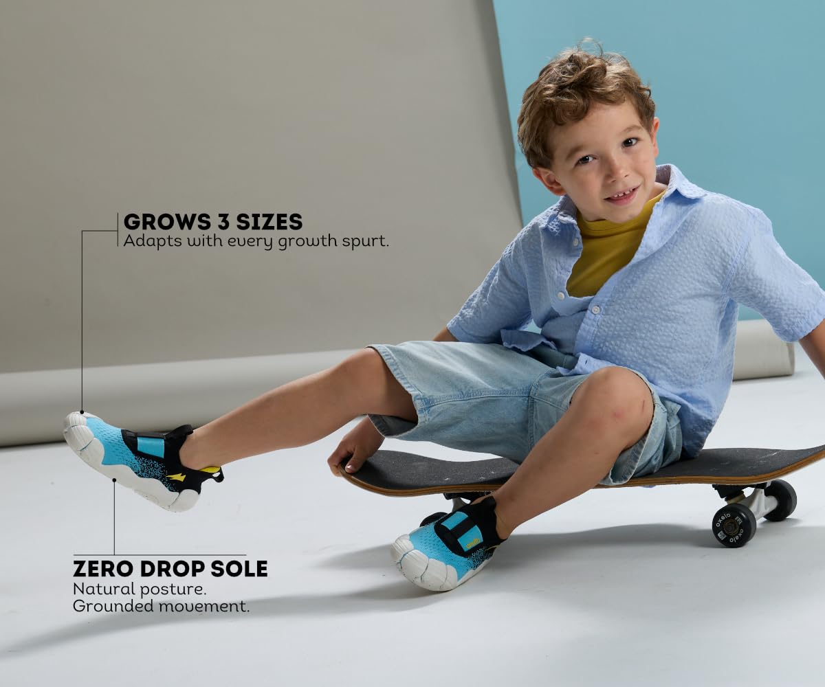 ARETTO Expanding Kids Shoes for Growing Feet – Boys & Girls Footwear, Baby Girl Shoes, Sneakers for Boys, Baby Shoes & Comfortable Shoes for Kids | Age 1–9 Years