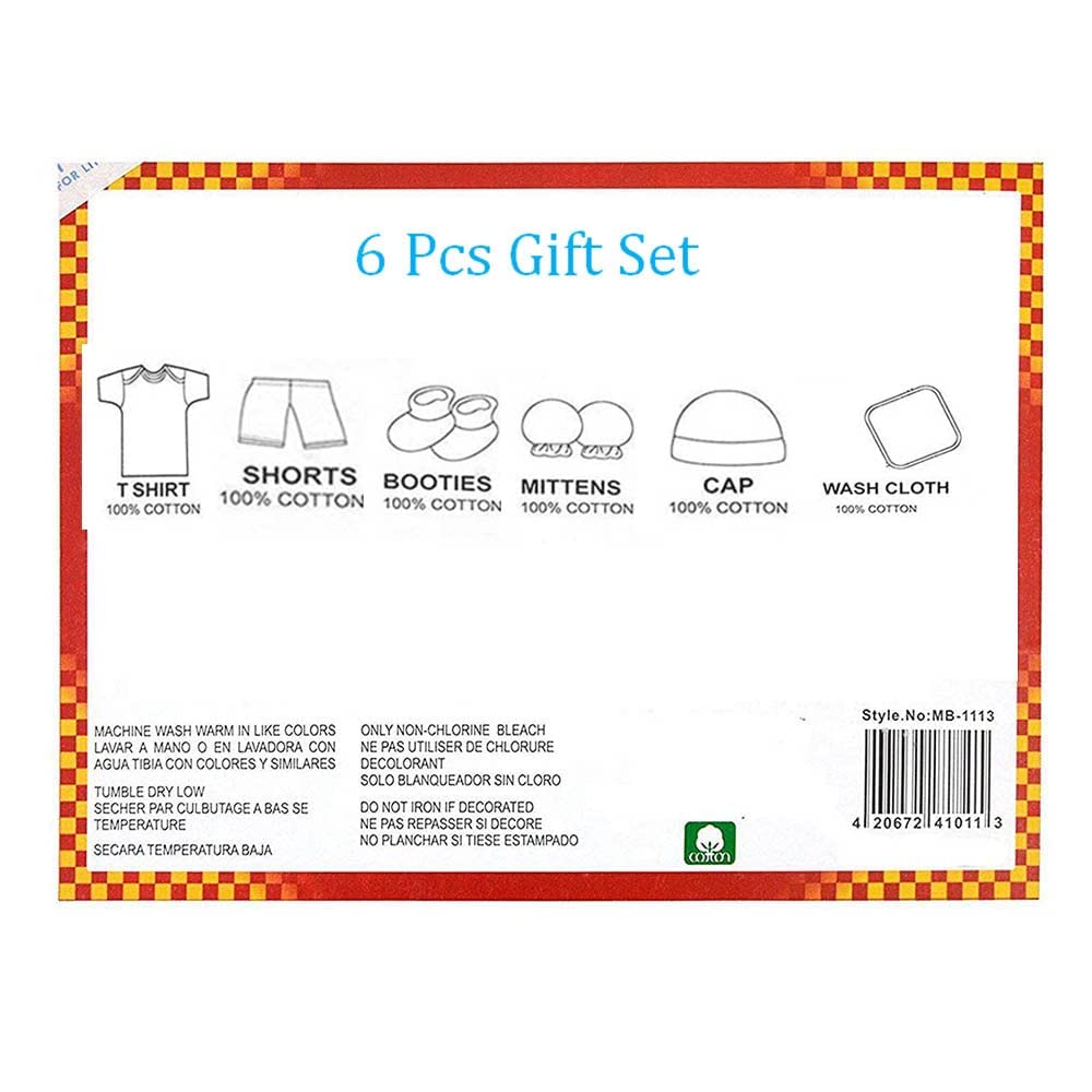EIO Unisex Kids Cotton Solid Clothing Gift Set -13 Pieces