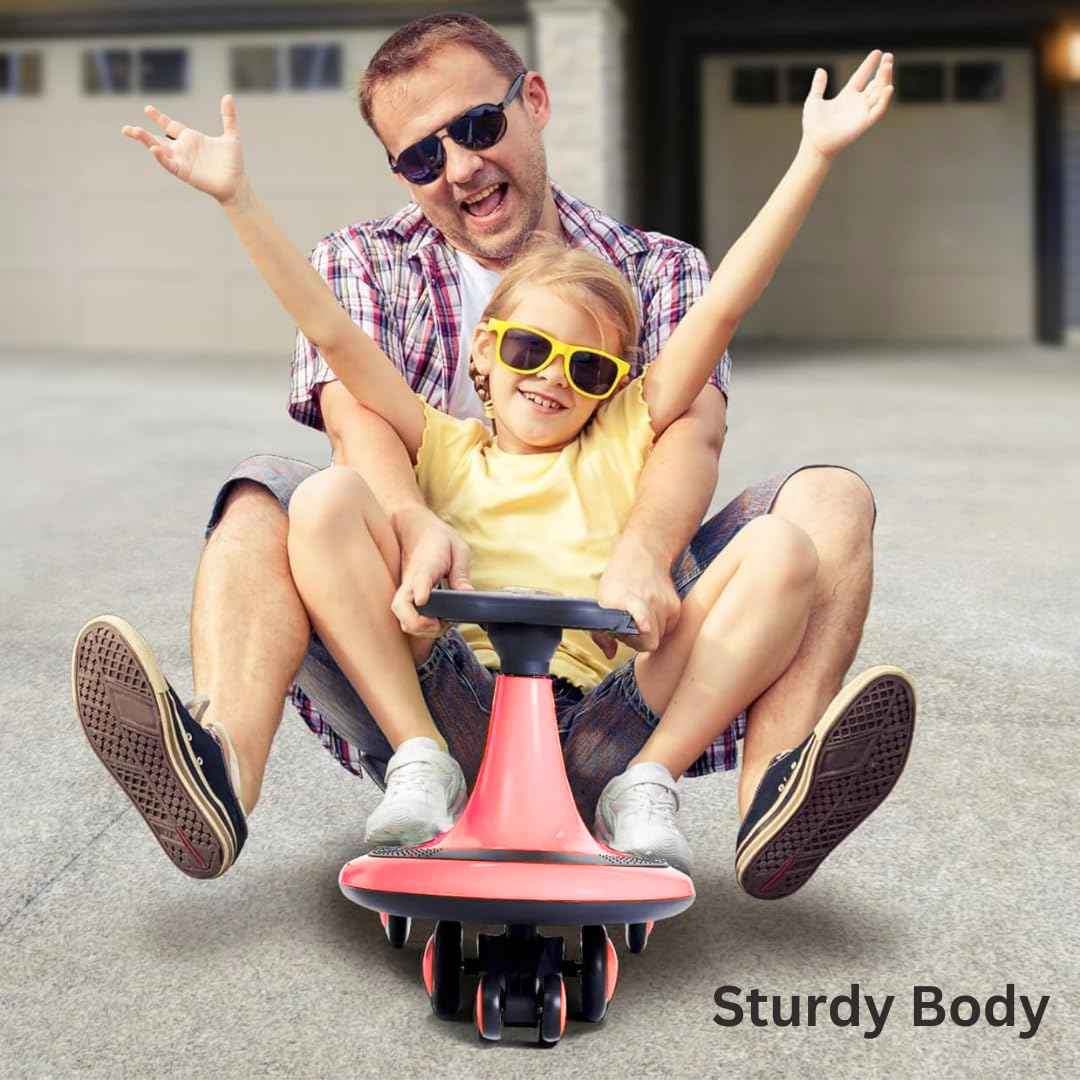Storio Kids Magic Swing Car Twister Ride On | Toy Car with PU Wheels | Toy Car for 3 to 5 Years | Push Ride on Baby Car,100 Kg Capacity | Birthday Gift for Kids Boys and Girls - Blue