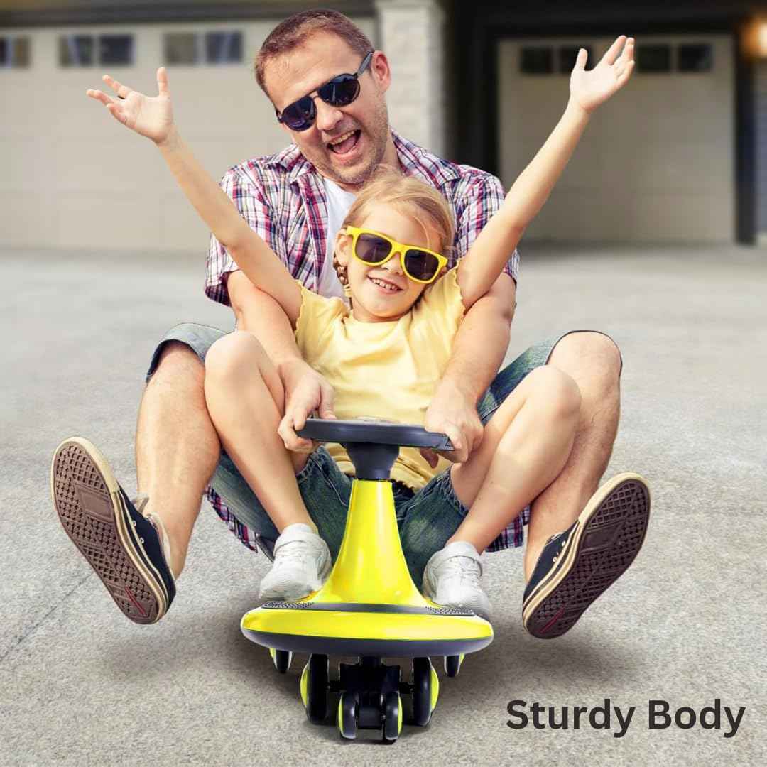 Storio Kids Magic Swing Car Twister Ride On | Toy Car with PU Wheels | Toy Car for 3 to 5 Years | Push Ride on Baby Car,100 Kg Capacity | Birthday Gift for Kids Boys and Girls - Blue