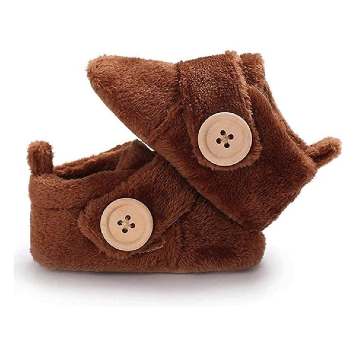 Star Fish Newborn Baby Boys & Girls 3 TO 12 Months Skin Friendly Comfortable & Breathable Cotton Booties (Pink -1212)