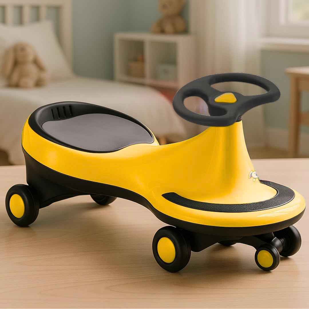 Storio Kids Magic Swing Car Twister Ride On | Toy Car with PU Wheels | Toy Car for 3 to 5 Years | Push Ride on Baby Car,100 Kg Capacity | Birthday Gift for Kids Boys and Girls - Blue
