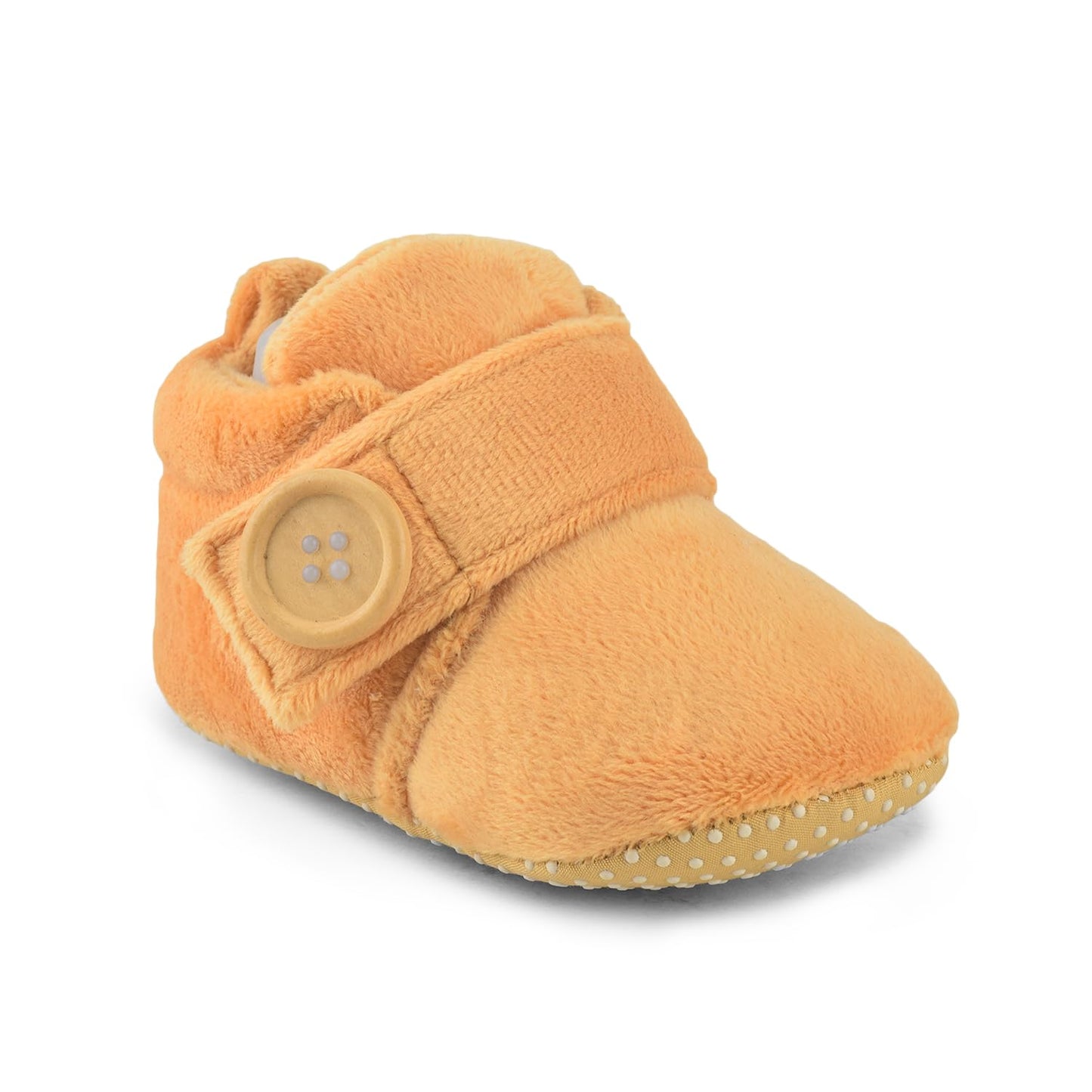 Star Fish Newborn Baby Boys & Girls 3 TO 12 Months Skin Friendly Comfortable & Breathable Cotton Booties (Pink -1212)