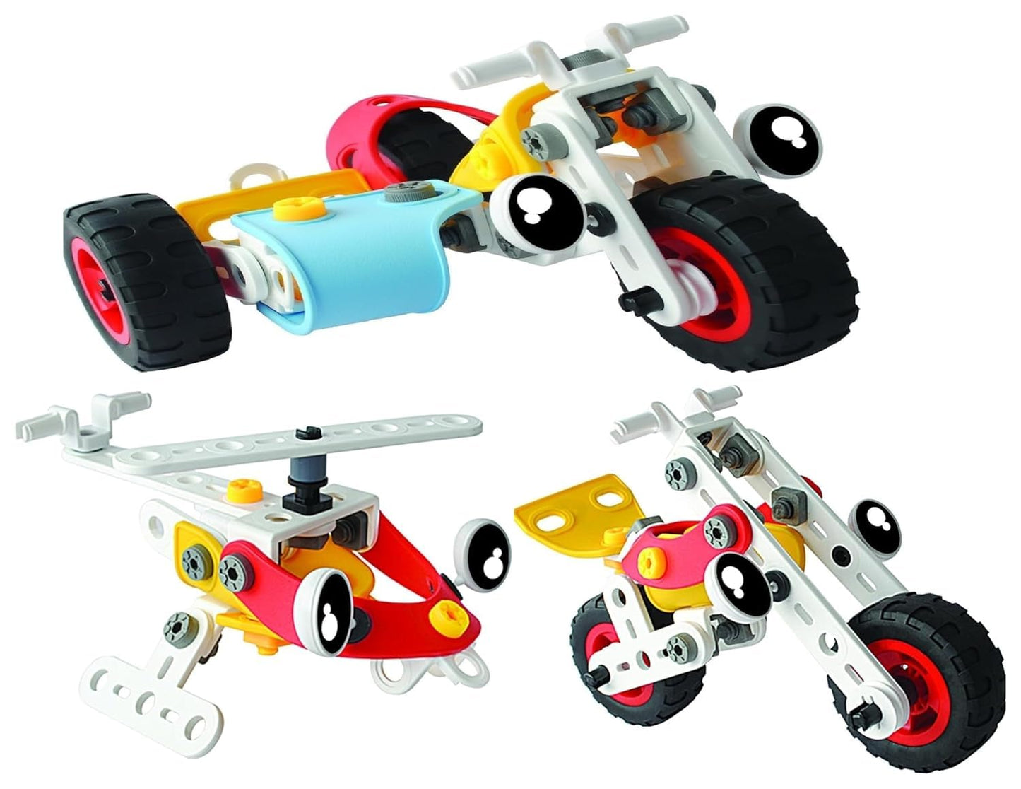 Umadiya® 36-in-1 Magic Building Blocks Set | 256+ Pieces | Creative Construction Toy for Kids | Includes Instruction Manual | Ideal for Boys & Girls Ages 6+ | DIY Brick Robot, Jet, Ship Models