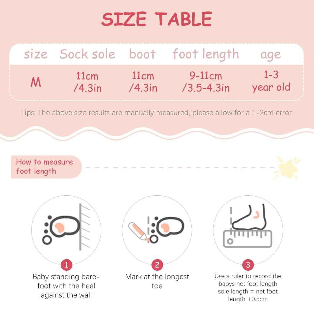 SNOWIE SOFT® 5 Pairs Baby Socks Set, Antislip Socks for New Born Baby 0-3 Years, Non Slip Grip Ankle Socks with Non Skid Soles for Infants Baby Shower Gifts