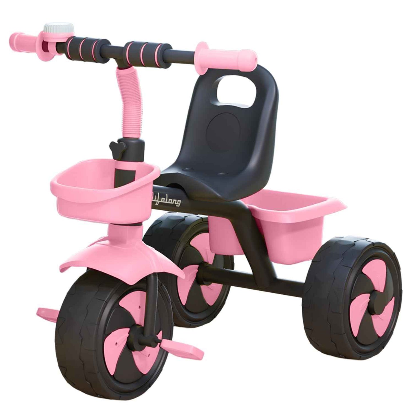 Lifelong Trike Cycle for Kids Cycle 2-5 Years - Tricycles for Boy & Girl - Baby Cycle - Bicycle for Kids - Bike with 3 EVA Wheels, Bell & Basket -Durable Tricycle with Parental Control