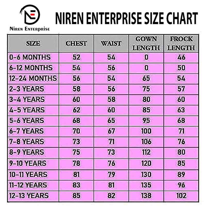 Niren Enterprise Barbet Sequence Embroidered Net Flaired Sleeve Less Baby Knee Length Girl's Frock