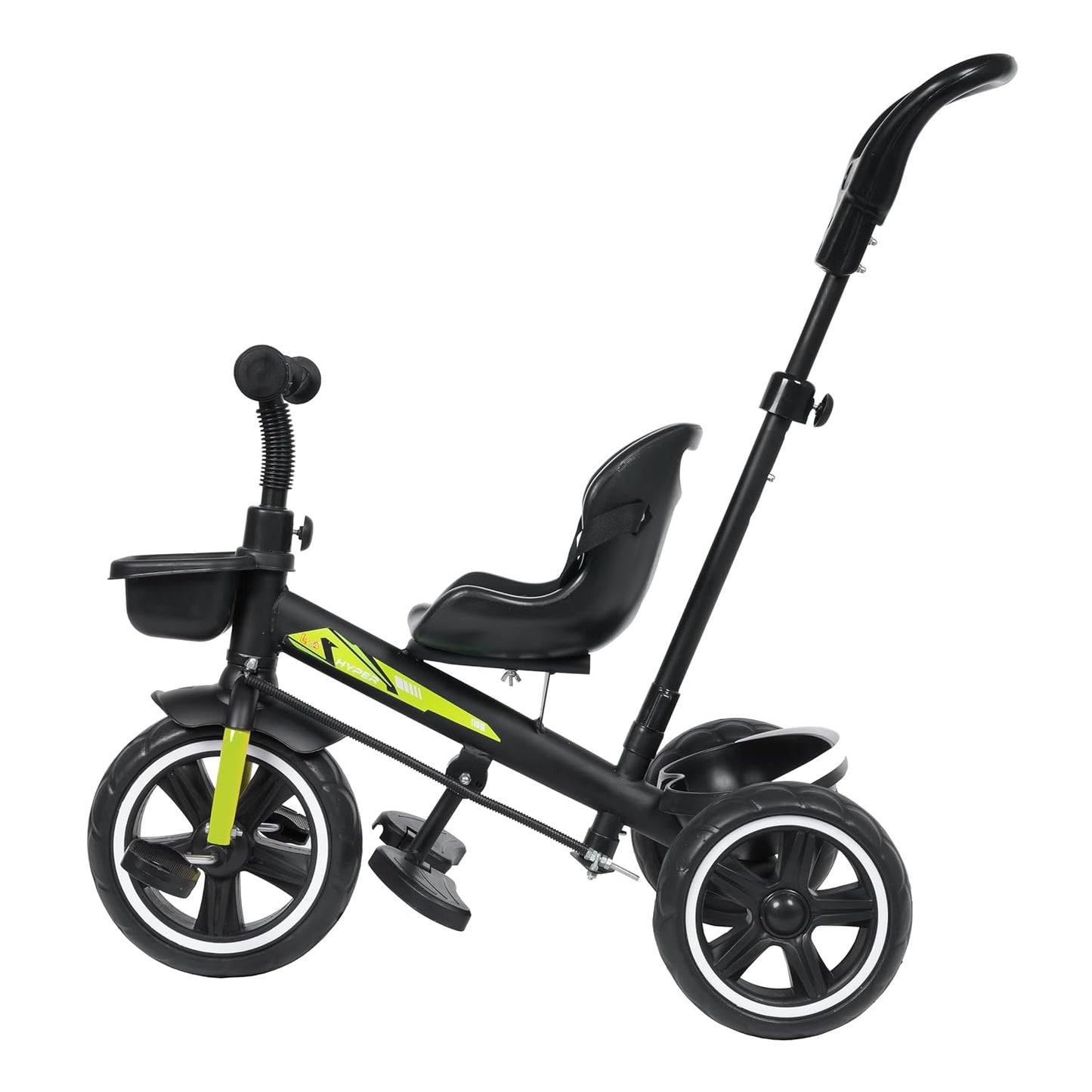 Luusa® TFT Hyper 500 PRO Canopy Plug N Play Tricycle/Baby Tricycle with Parental Control for Age Group 2+ Years Boys/Girls/Carrying Capacity Upto 30-KGS Proudly Made in India (ICE-Blue)