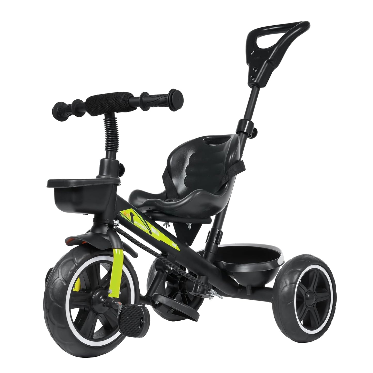 Luusa® TFT Hyper 500 PRO Canopy Plug N Play Tricycle/Baby Tricycle with Parental Control for Age Group 2+ Years Boys/Girls/Carrying Capacity Upto 30-KGS Proudly Made in India (ICE-Blue)