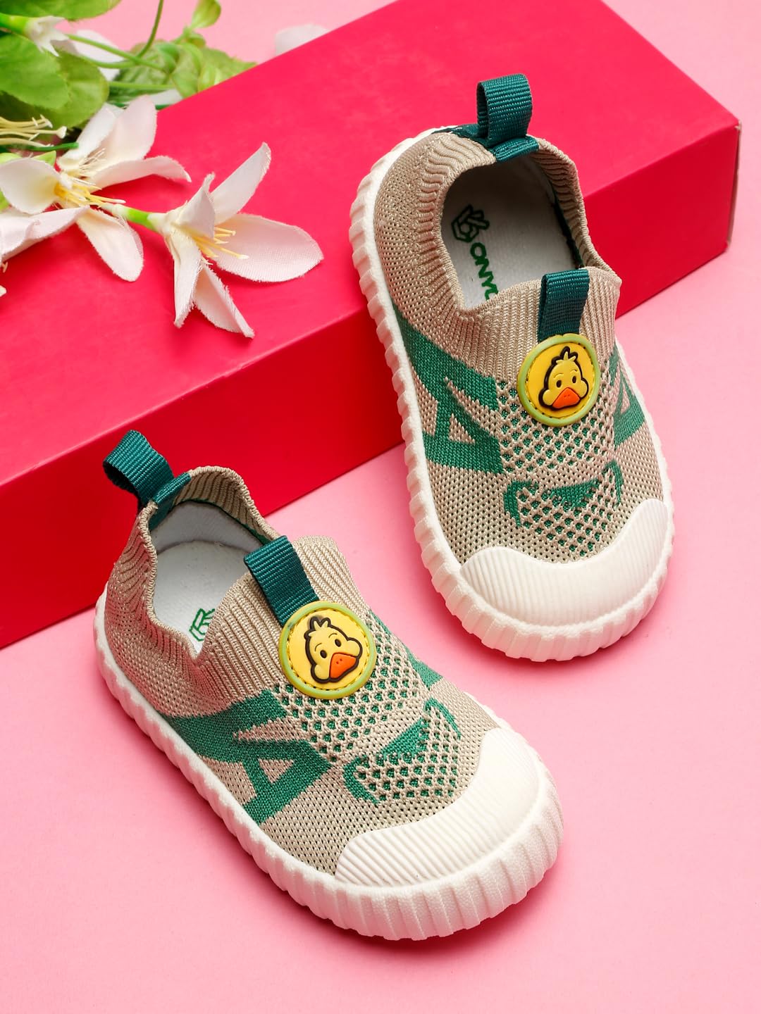 ONYC Ducky Toddler Girls First Step Slip-On Sneakers