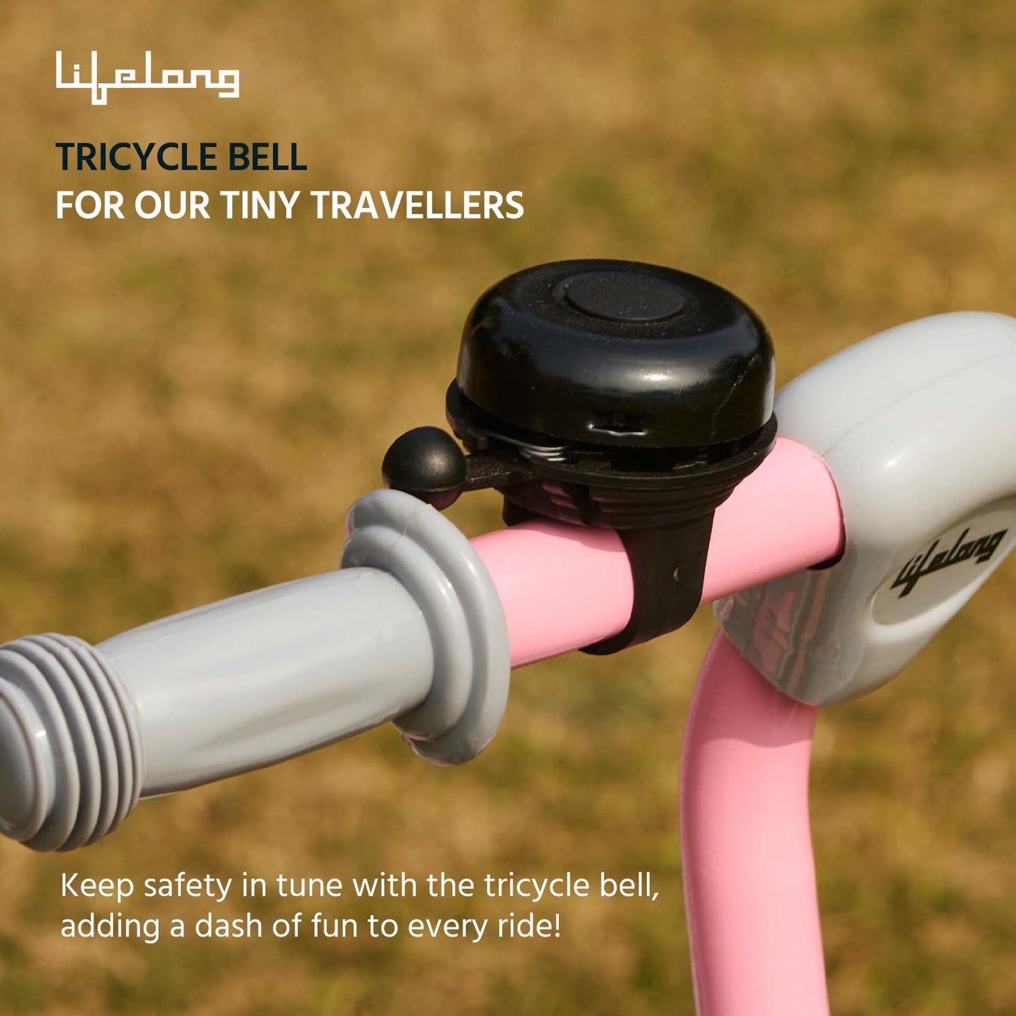 Lifelong Trike Cycle for Kids Cycle 2-5 Years - Tricycles for Boy & Girl - Baby Cycle - Bicycle for Kids - Bike with 3 EVA Wheels, Bell & Basket -Durable Tricycle with Parental Control