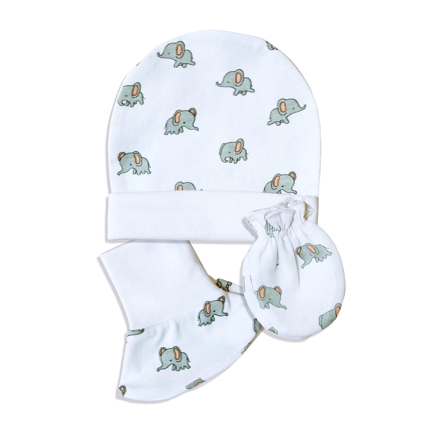 TINYLANE - Curated For You! Newborn Baby Products Gift Set (13 Pcs), Essential Clothing Gift Kit For Infants Of 0-3 Years, Swaddles, Bibs, Cap, Booties, Mittens & Washcloths, Ideal Baby Shower Gift Pack