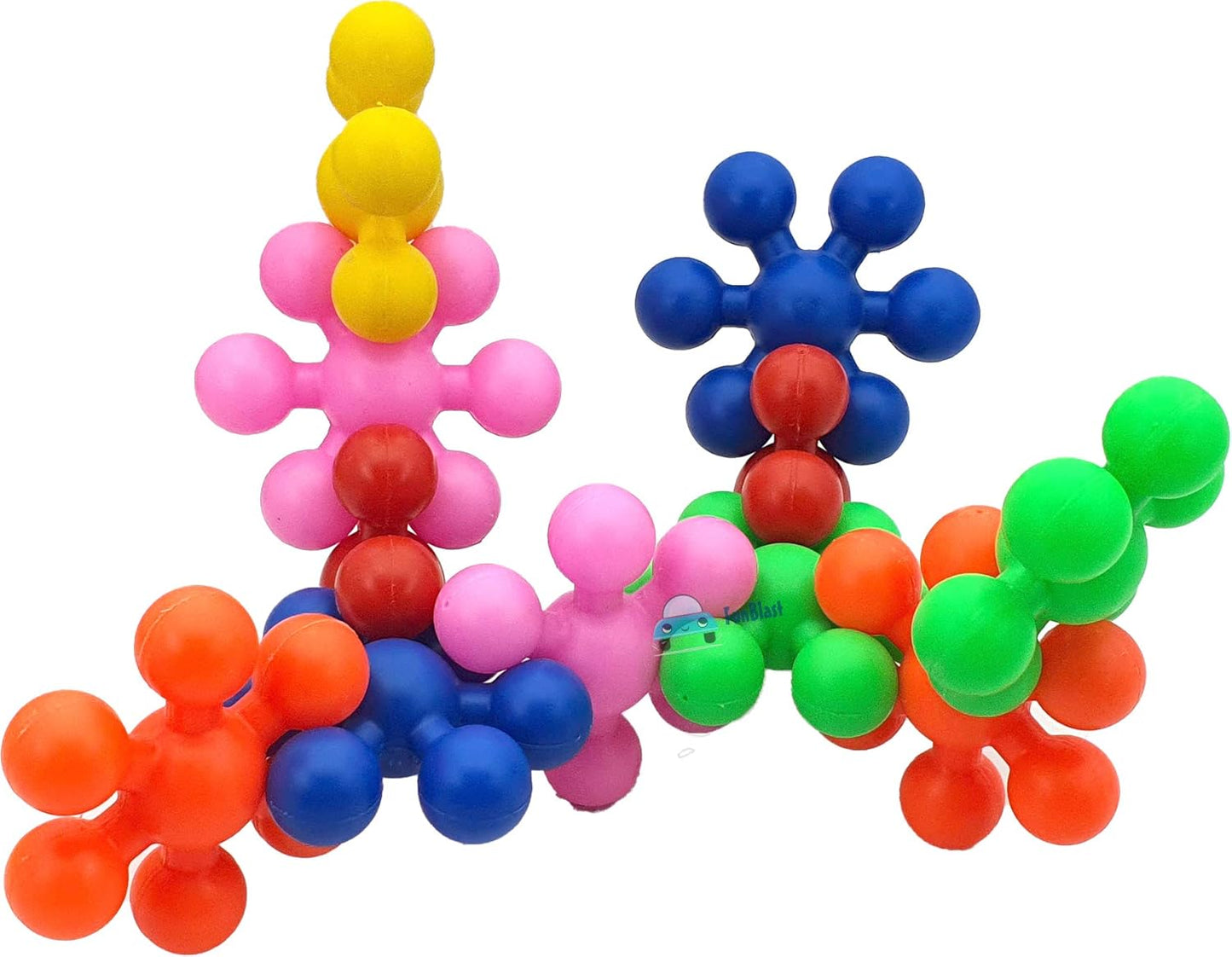 FunBlast DIY Plastic Building Blocks for Kids Building Blocks Toy for Kids Puzzle Games for Kid, Toys for Children Educational & Learning Toy for Kid, Girls & Boys - (250+ Blocks with 38 Wheels)