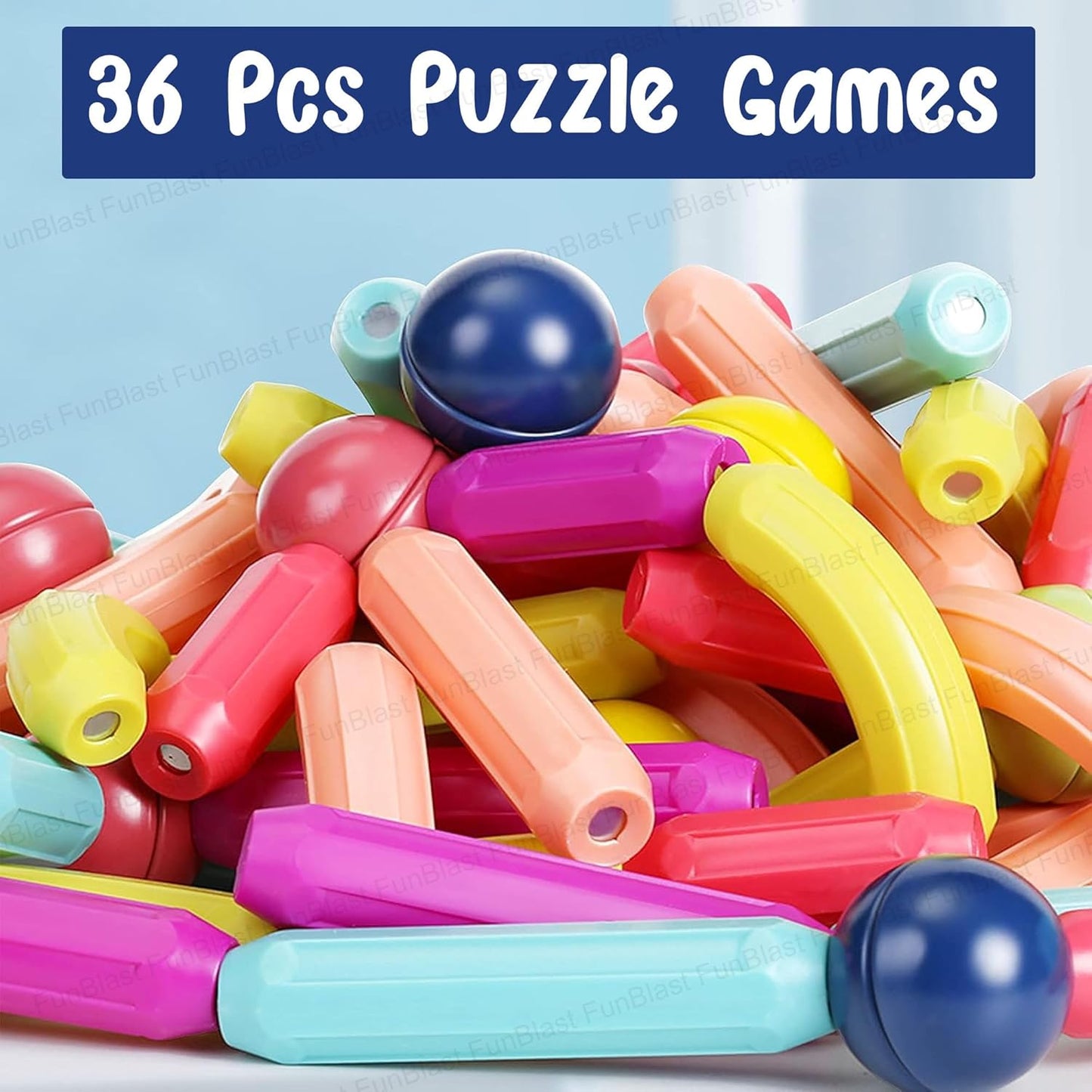 FunBlast DIY Plastic Building Blocks for Kids Building Blocks Toy for Kids Puzzle Games for Kid, Toys for Children Educational & Learning Toy for Kid, Girls & Boys - (250+ Blocks with 38 Wheels)