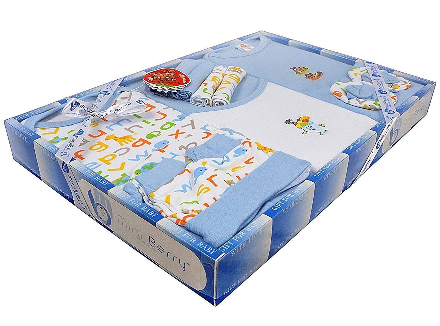 EIO Unisex Kids Cotton Solid Clothing Gift Set -13 Pieces