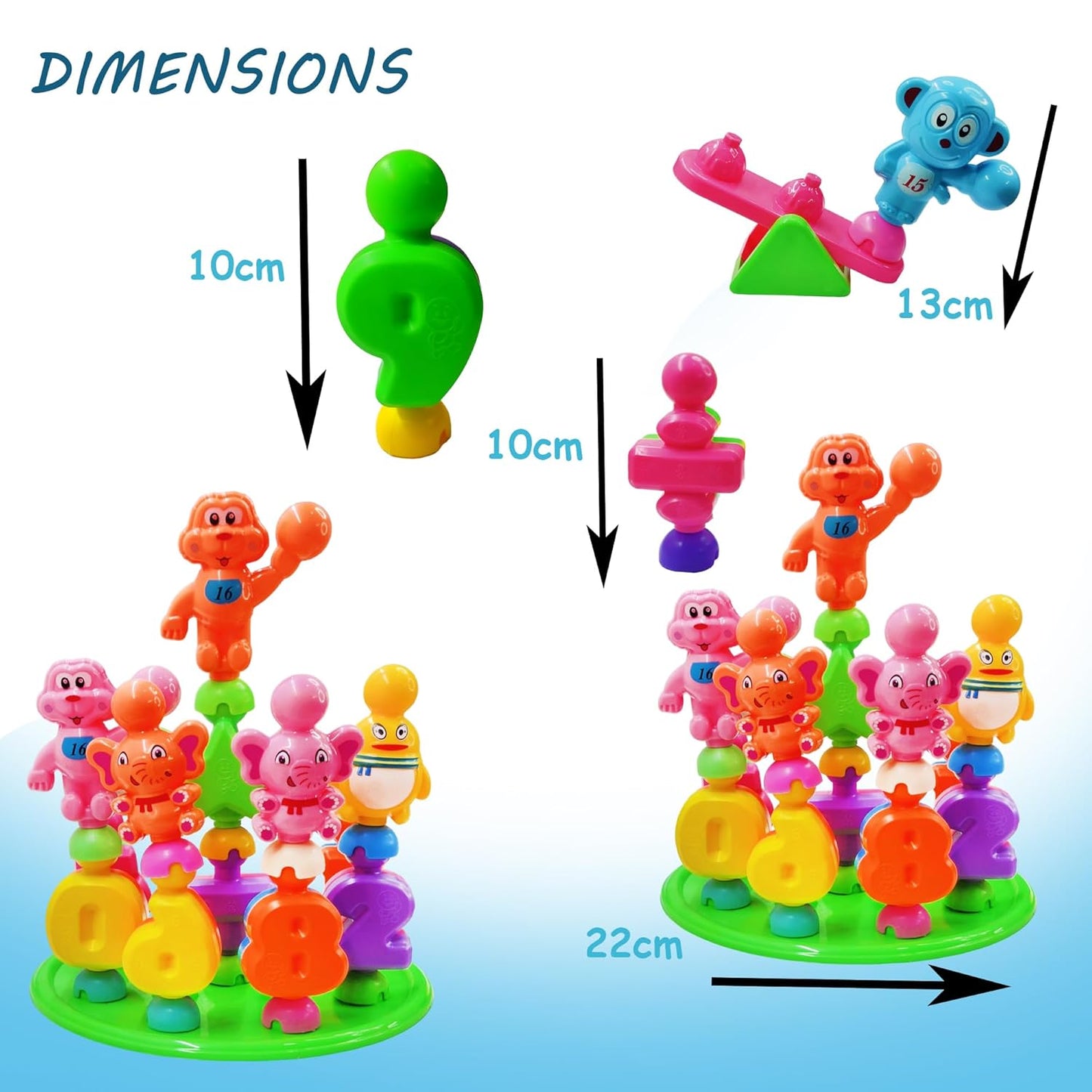 FunBlast DIY Plastic Building Blocks for Kids Building Blocks Toy for Kids Puzzle Games for Kid, Toys for Children Educational & Learning Toy for Kid, Girls & Boys - (250+ Blocks with 38 Wheels)