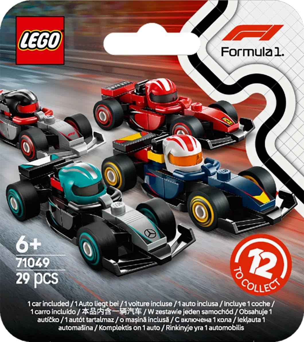 LEGO F1 Collectible Race Cars Vehicle Kit 71049 Building Blocks Toys for 6+ Gift for Boys and Girls