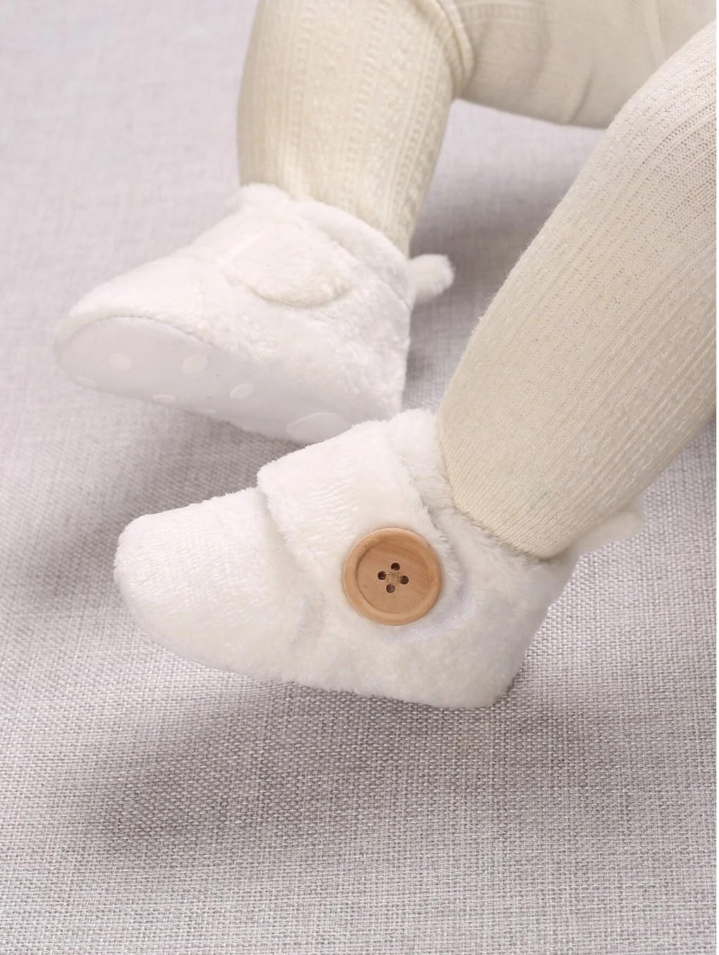 Star Fish Newborn Baby Boys & Girls 3 TO 12 Months Skin Friendly Comfortable & Breathable Cotton Booties (Pink -1212)