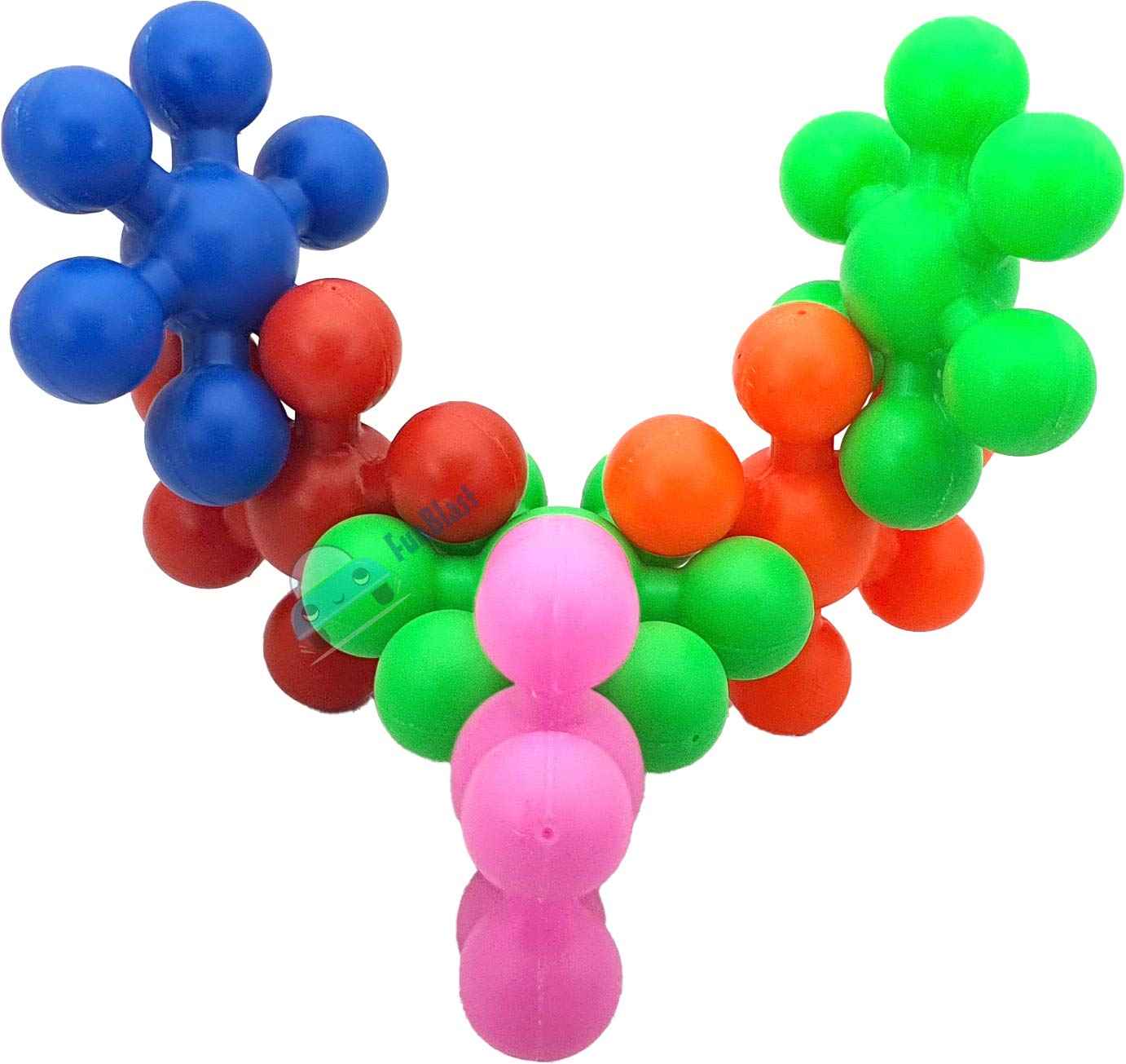 FunBlast DIY Plastic Building Blocks for Kids Building Blocks Toy for Kids Puzzle Games for Kid, Toys for Children Educational & Learning Toy for Kid, Girls & Boys - (250+ Blocks with 38 Wheels)