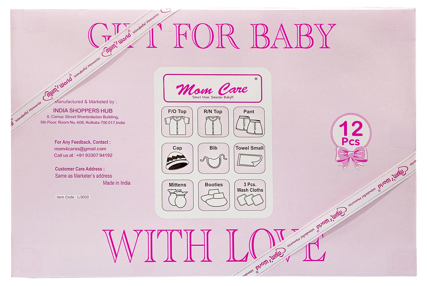 MOM CARE Newborn Baby Gift Set Has All Newborn Baby Essential Clothes in Baby Gift Set for or Girls Unisex 11 pcs Yellow