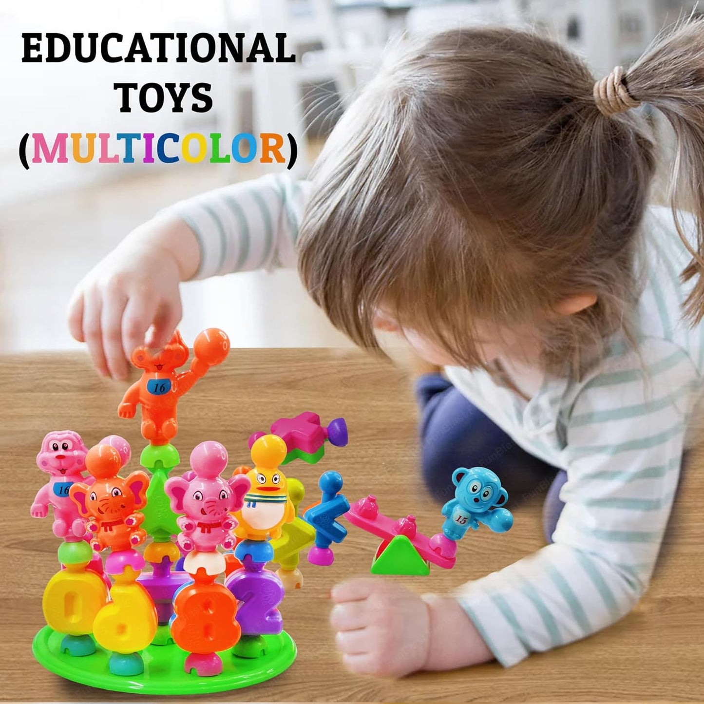 FunBlast DIY Plastic Building Blocks for Kids Building Blocks Toy for Kids Puzzle Games for Kid, Toys for Children Educational & Learning Toy for Kid, Girls & Boys - (250+ Blocks with 38 Wheels)