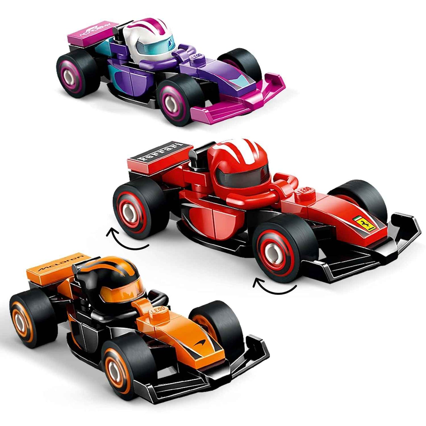 LEGO F1 Collectible Race Cars Vehicle Kit 71049 Building Blocks Toys for 6+ Gift for Boys and Girls