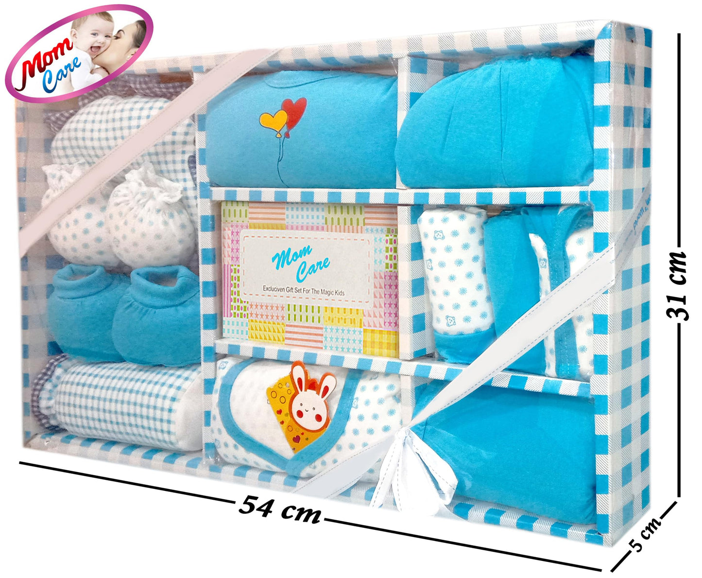 MOM CARE Newborn Baby Gift Set Has All Newborn Baby Essential Clothes in Baby Gift Set for or Girls Unisex 11 pcs Yellow