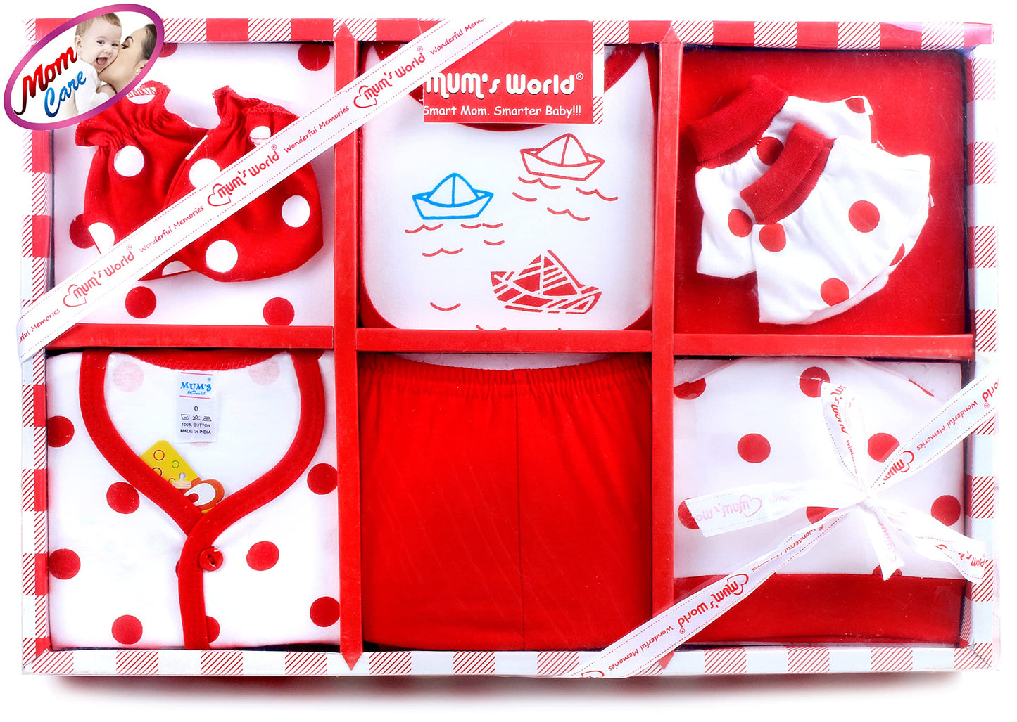 MOM CARE Newborn Baby Gift Set Has All Newborn Baby Essential Clothes in Baby Gift Set for or Girls Unisex 11 pcs Yellow