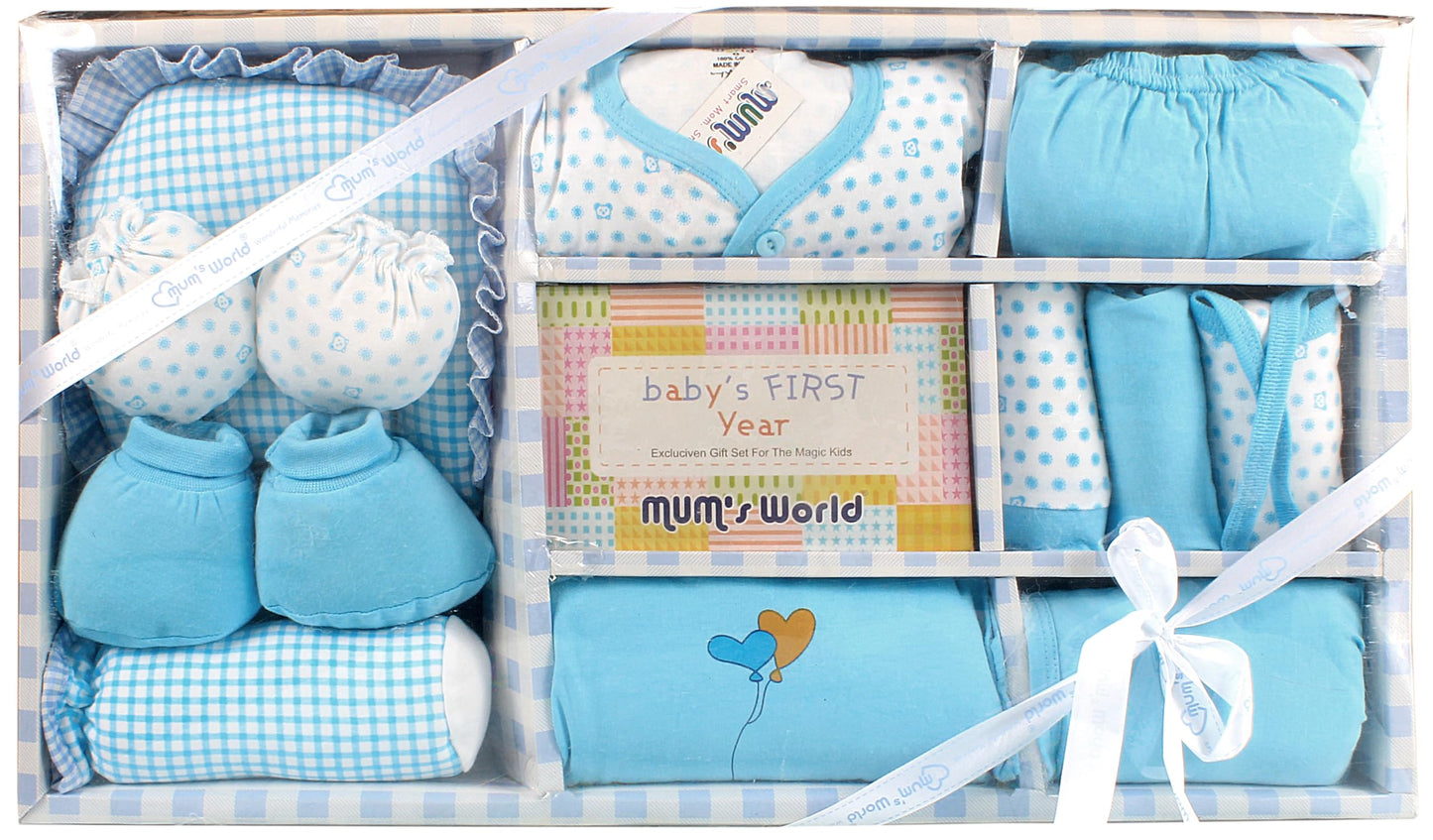 MOM CARE Newborn Baby Gift Set Has All Newborn Baby Essential Clothes in Baby Gift Set for or Girls Unisex 11 pcs Yellow
