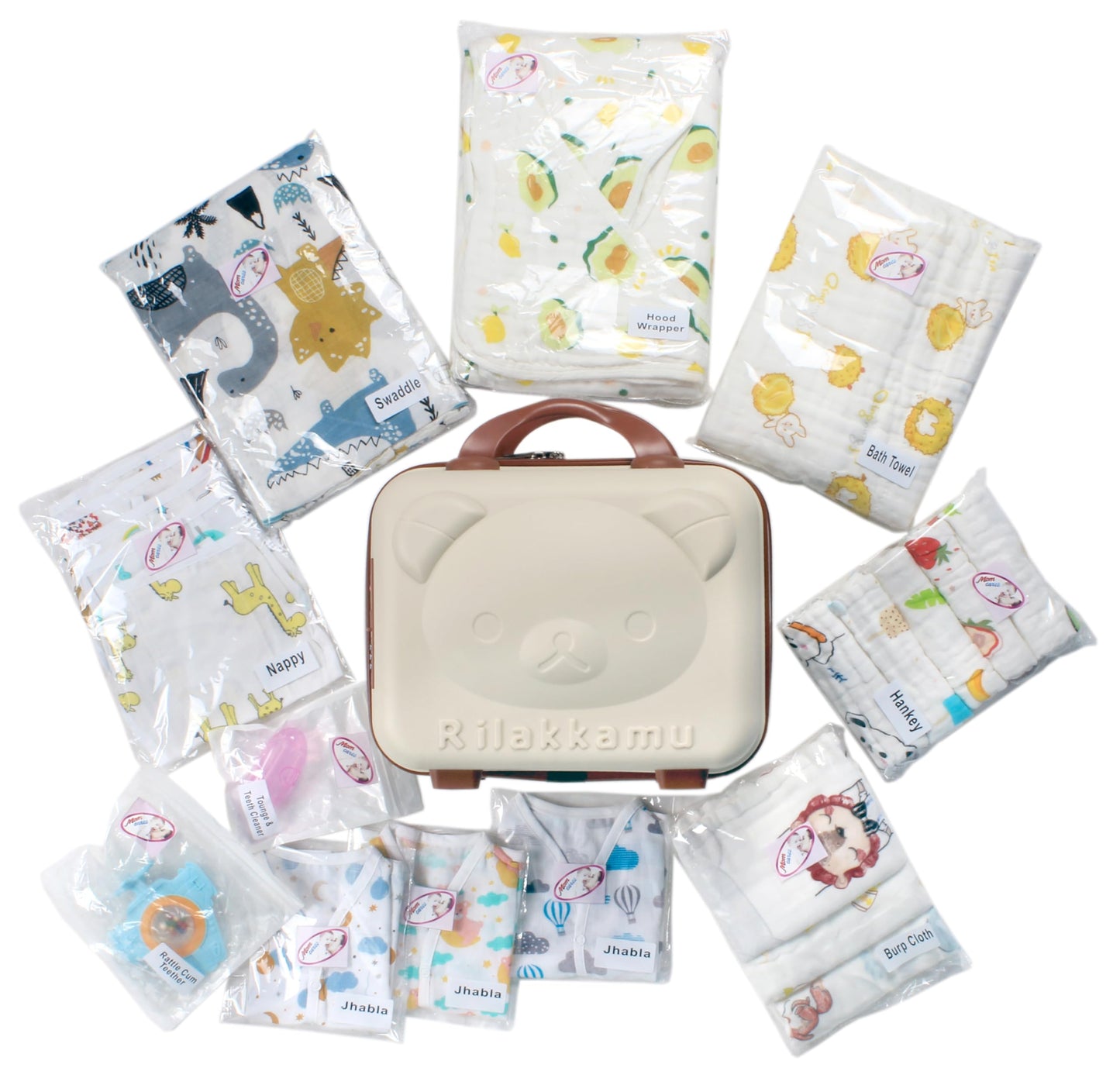 MOM CARE Newborn Baby Gift Set Has All Newborn Baby Essential Clothes in Baby Gift Set for or Girls Unisex 11 pcs Yellow