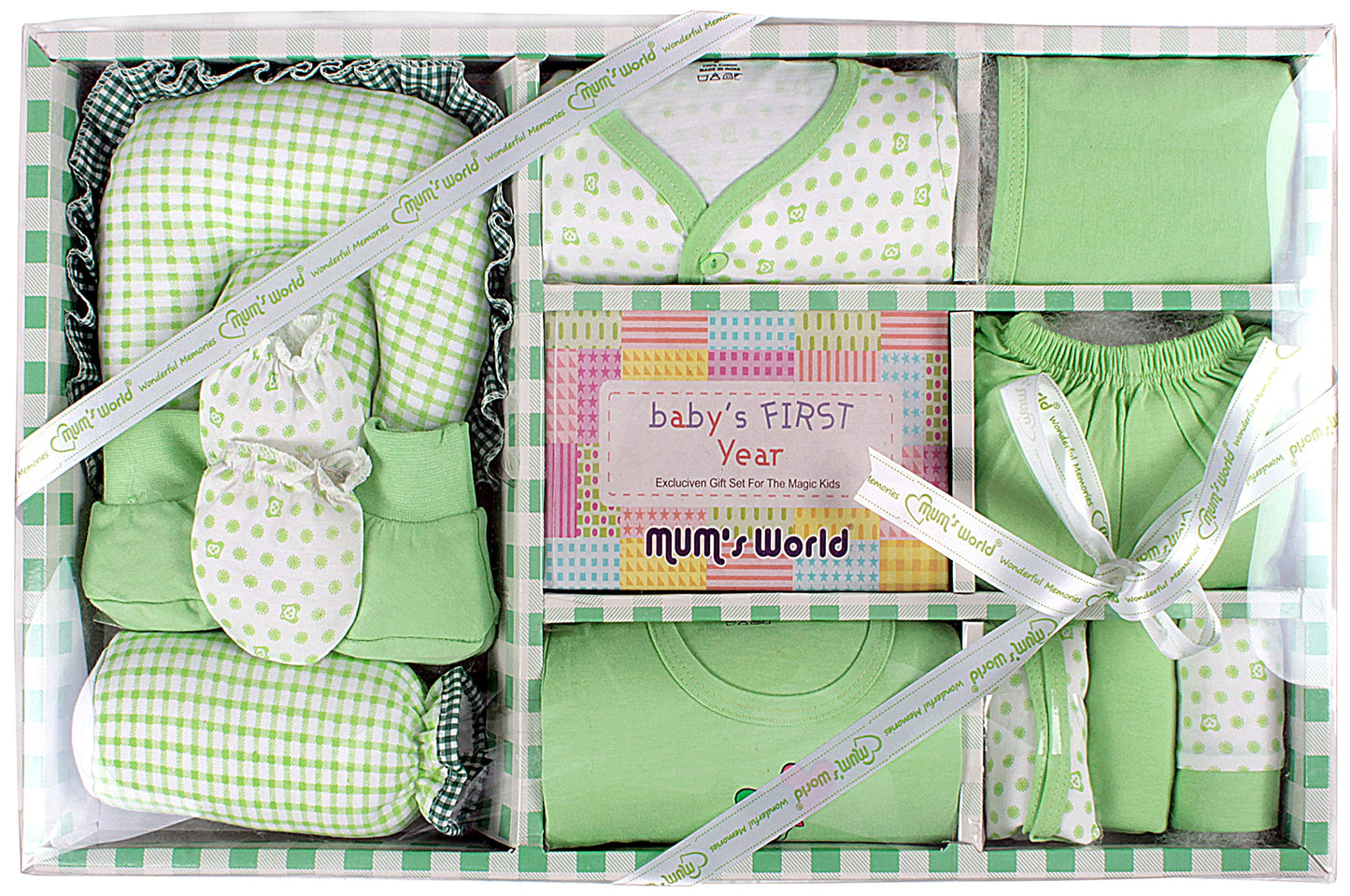 MOM CARE Newborn Baby Gift Set Has All Newborn Baby Essential Clothes in Baby Gift Set for or Girls Unisex 11 pcs Yellow