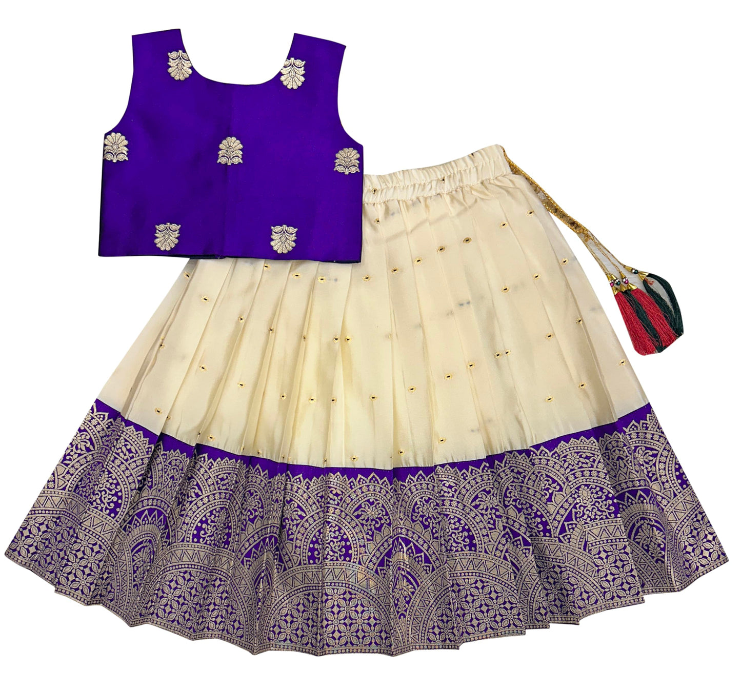 FELIZ THE DESIGNER STUDIO Girls Readymade Lehenga Choli Set