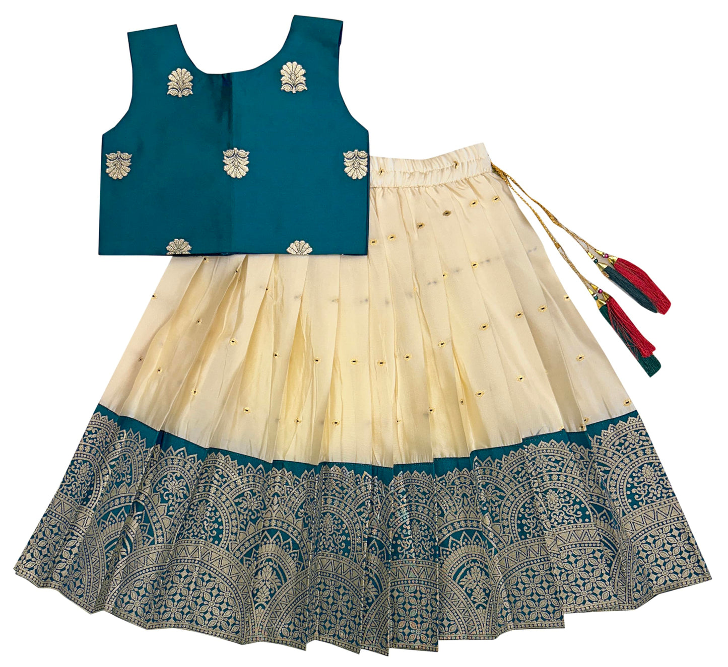FELIZ THE DESIGNER STUDIO Girls Readymade Lehenga Choli Set