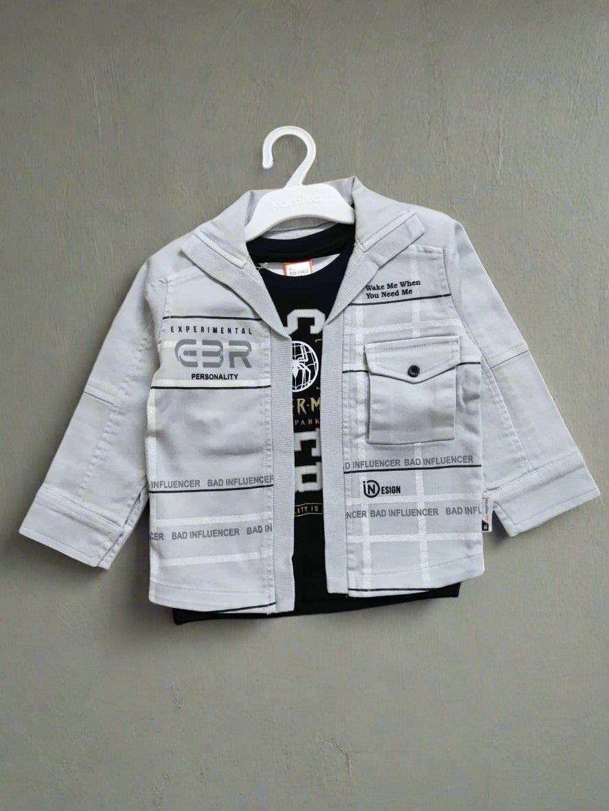 Trendy Kids' 3-Piece Outfit Set - Jacket, T-Shirt, and Pants, Perfect for birthday, wedding - Bumblehugs