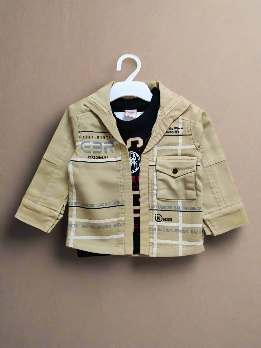 Trendy Kids' 3-Piece Outfit Set - Jacket, T-Shirt, and Pants, Perfect for birthday, wedding - Bumblehugs