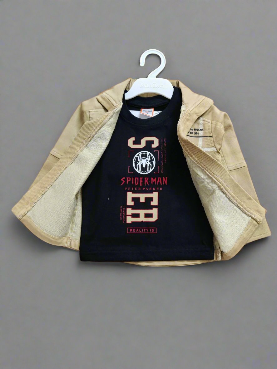 Trendy Kids' 3-Piece Outfit Set - Jacket, T-Shirt, and Pants, Perfect for birthday, wedding - Bumblehugs